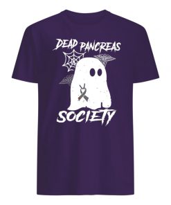 Halloween ghost dead pancreas society diabetes awareness men's shirt