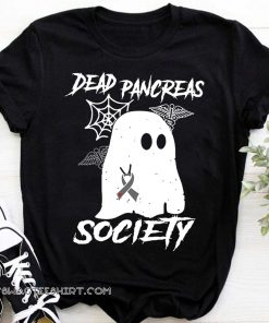 Halloween ghost dead pancreas society diabetes awareness shirt