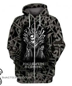 Halloween is coming jack skellington game of thrones 3d hoodie