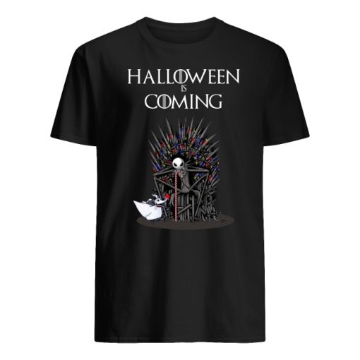 Halloween is coming jack skellington game of thrones men's shirt