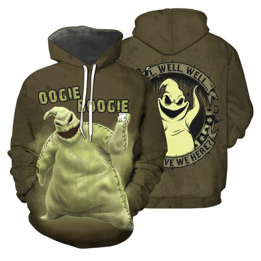 Halloween oogie boogie 3d hoodie