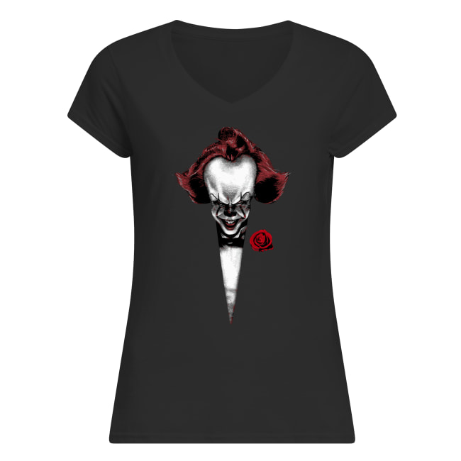 Halloween the clown father pennywise it women's v-neck