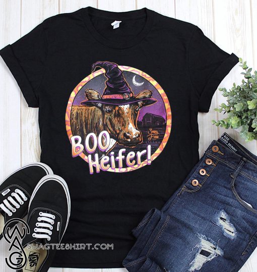 Heifer boo witch halloween shirt