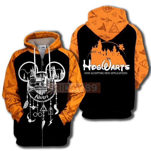 Hogwarts castle now accepting new applications hoodie zip