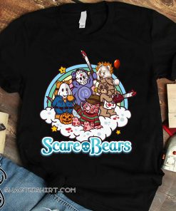 Horror movie characters scare bears shirt