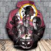 Horror movie characters washington redskins 3d zipper hoodie