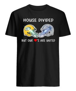 House divided green bay packers and dallas cowboy but our love’s are united men's shirt