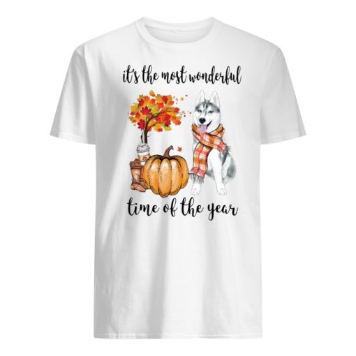 Husky it’s the most wonderful time of the year men's shirt