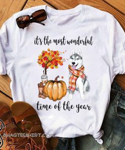 Husky it’s the most wonderful time of the year shirt