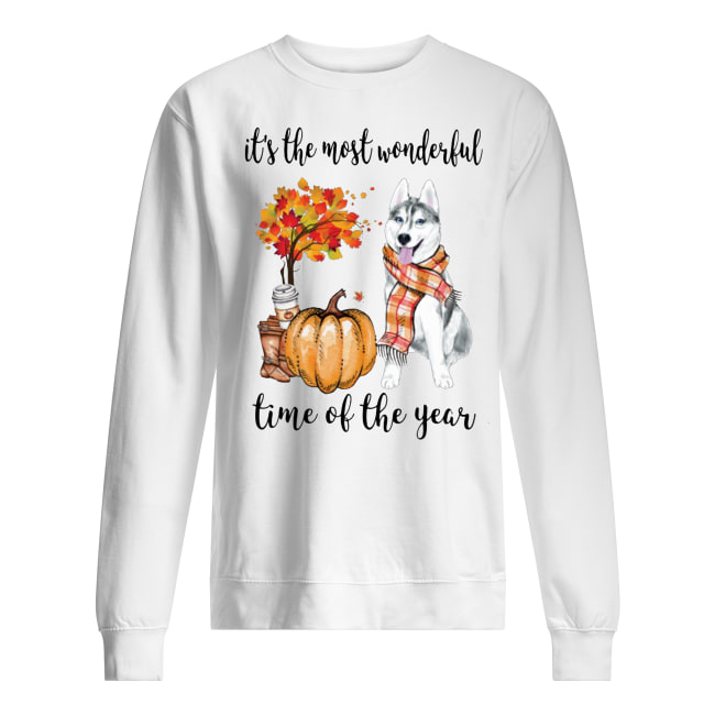 Husky it’s the most wonderful time of the year sweatshirt