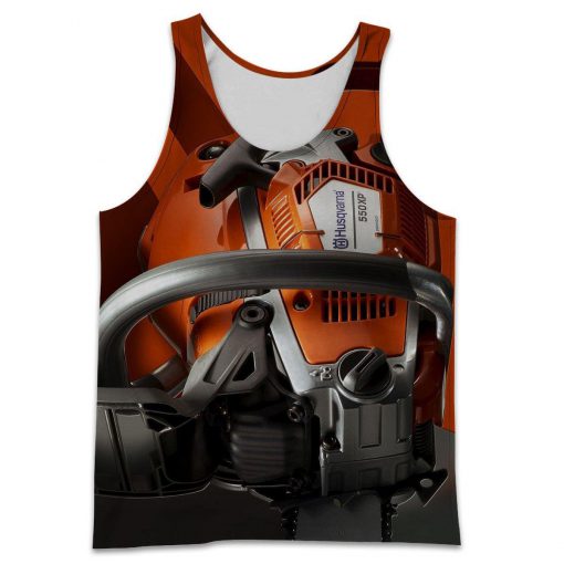 Husqvarna chainsaw 3d all-over tank top