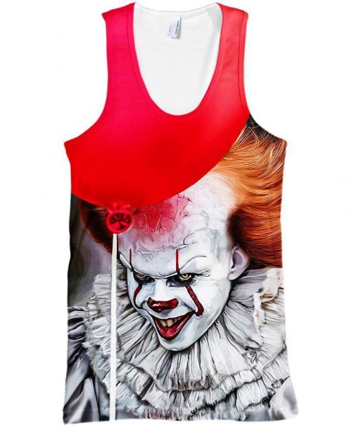 IT pennywise 3d tank top