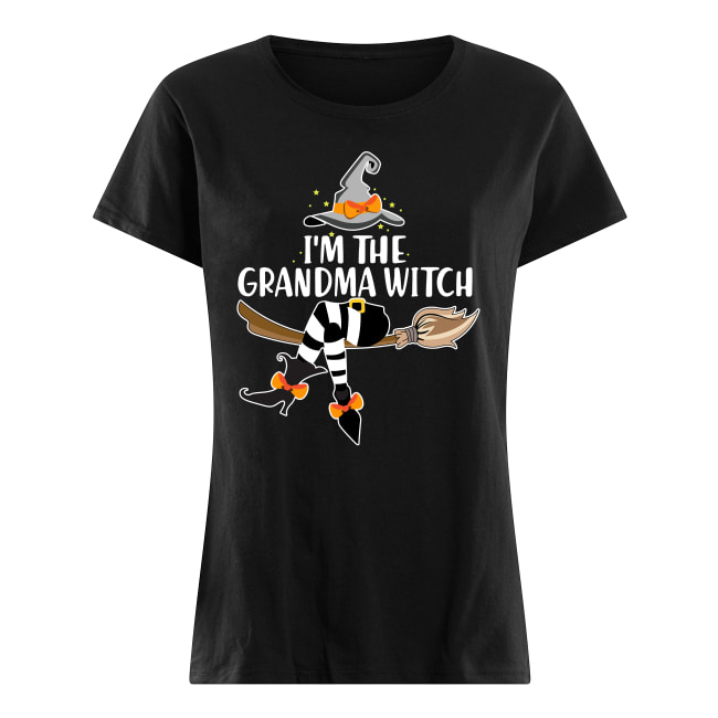 I'm the grandma witch halloween women's shirt