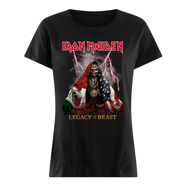 Iron maiden legacy of the beast women's shirt