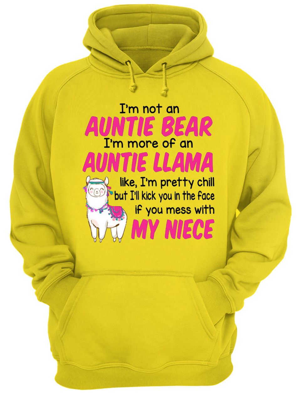 I’m not an auntie bear I’m more of an auntie llama like hoodie