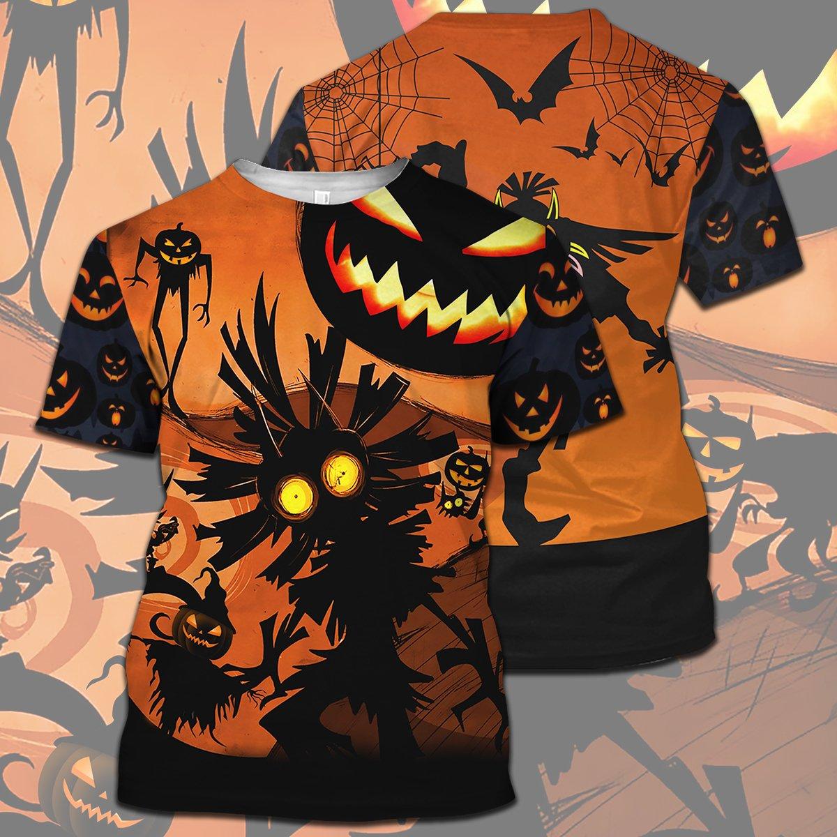 Jack-o'-lantern halloween 3d t-shirt