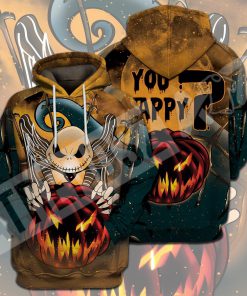 Jack skellington you happy halloween 3d hoodie