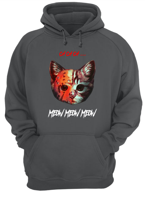 Jason voorhees cat meow halloween hoodie