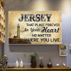 Jersey that place forever in your heart poster