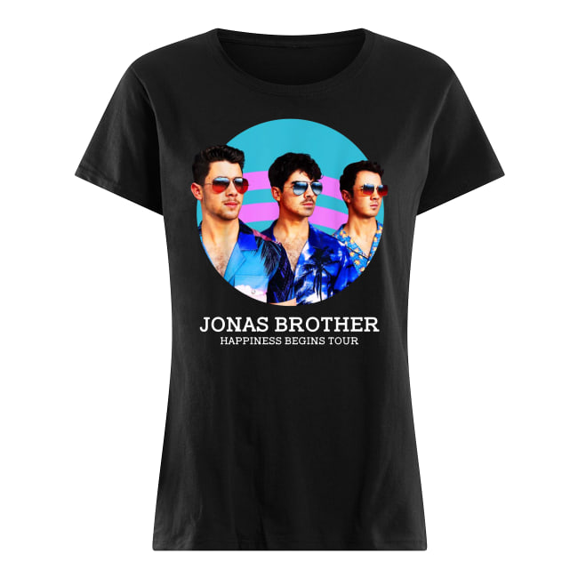 Jonas brothers happiness begins tour women's shirt