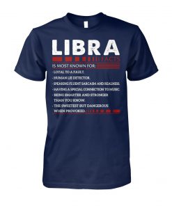 Libra facts zodiac birthday unisex cotton tee