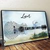 Lover taylor swift guitar poster