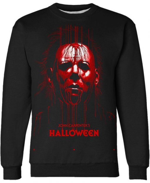 Michael myers halloween 3d sweatshirt