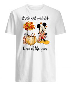 Mickey mouse it’s the most wonderful time of the year men's shirt