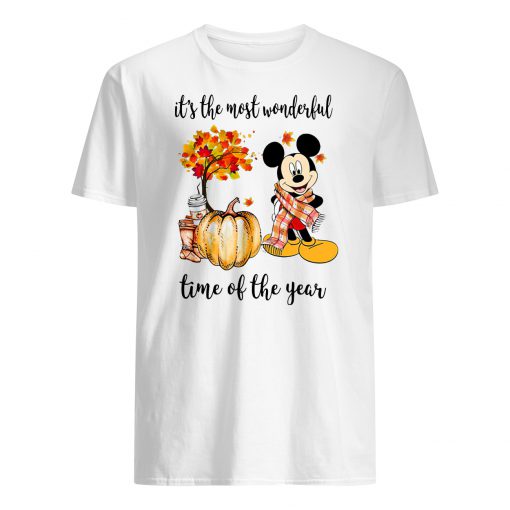 Mickey mouse it’s the most wonderful time of the year men's shirt