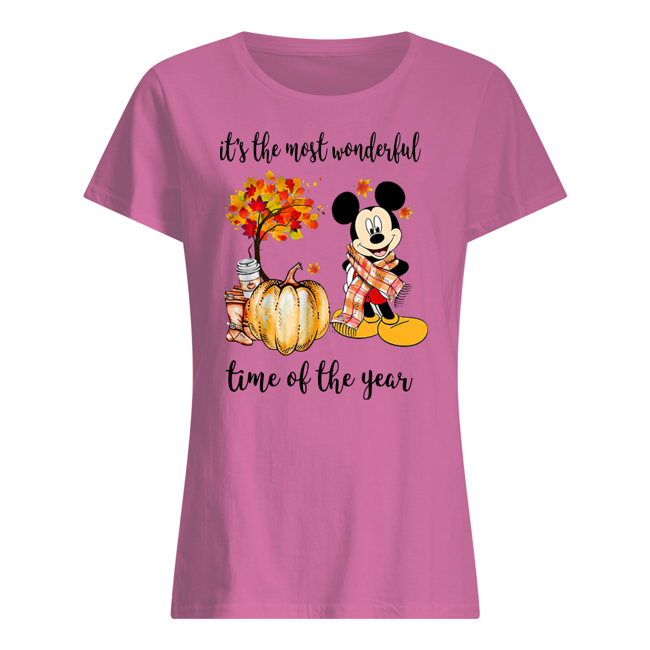 Mickey mouse it’s the most wonderful time of the year women's shirt