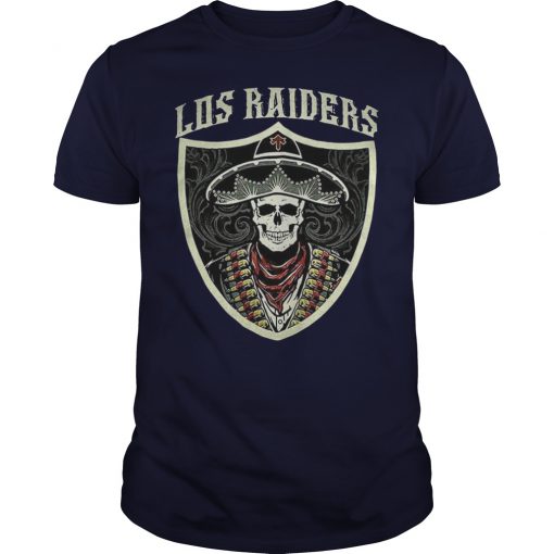 NFL oakland raiders vs los angeles skull mexico guy shirt