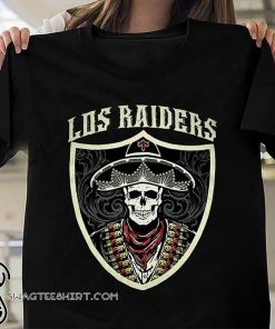 NFL oakland raiders vs los angeles skull mexico shirt