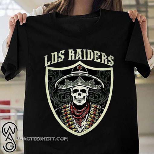 NFL oakland raiders vs los angeles skull mexico shirt