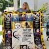 NFL pittsburgh steelers to my son blanket