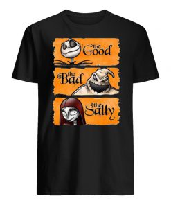 Nightmare before christmas the good the bad the sally men's shirt