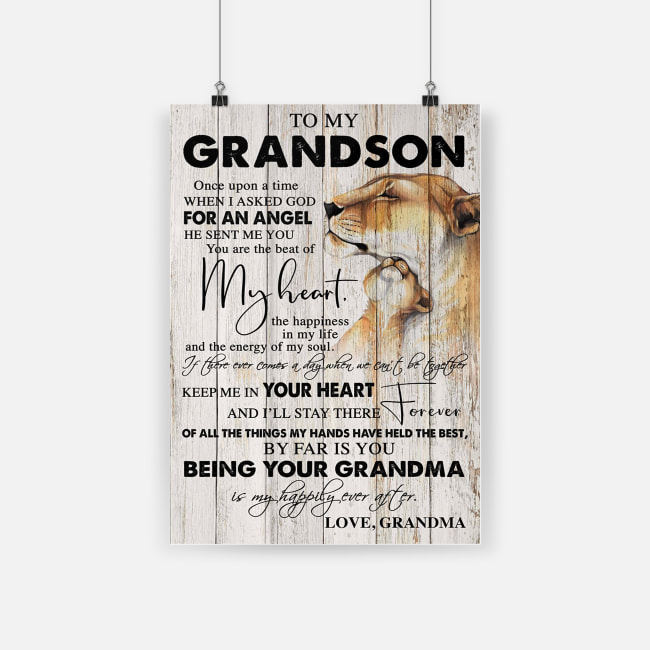 Original Lion king to my grandson once upon a time when I asked God poster