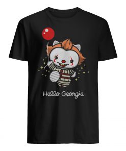 Pennywise kitty cat hello georgie mens shirt