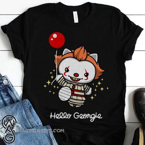 Pennywise kitty cat hello georgie shirt