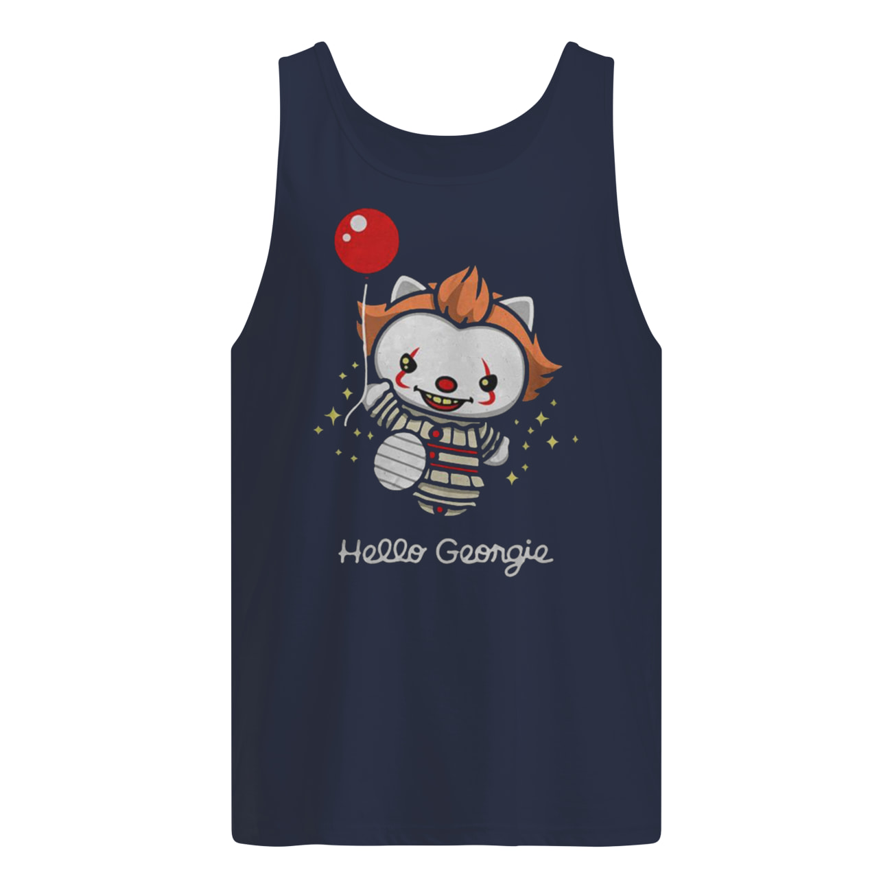 Pennywise kitty cat hello georgie tank top