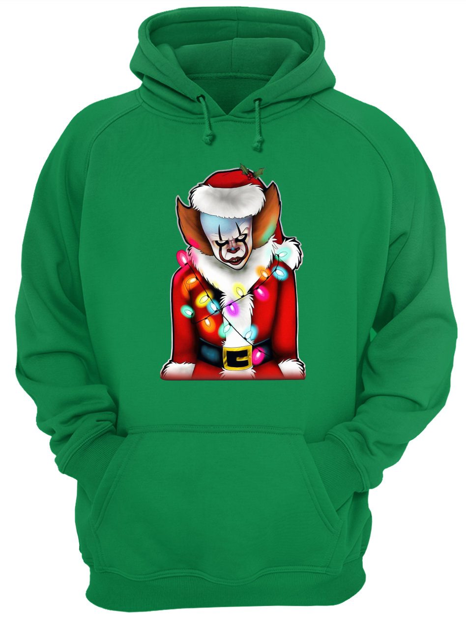 Pennywise santa claus christmas hoodie