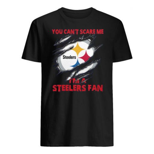 Pittsburgh steelers you can’t scare me I’m a steelers fan men's shirt