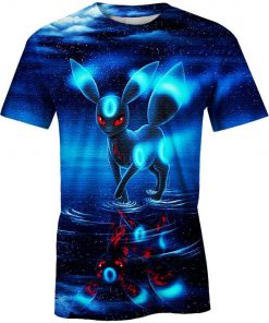 Pokemon umbreon 3d t-shirt