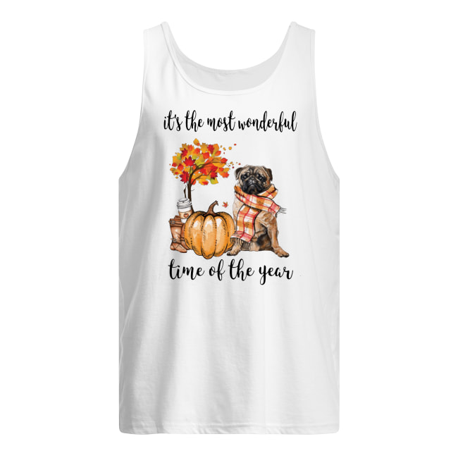 Pug it’s the most wonderful time of the year tank top