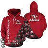 San francisco 49ers 3d hoodie