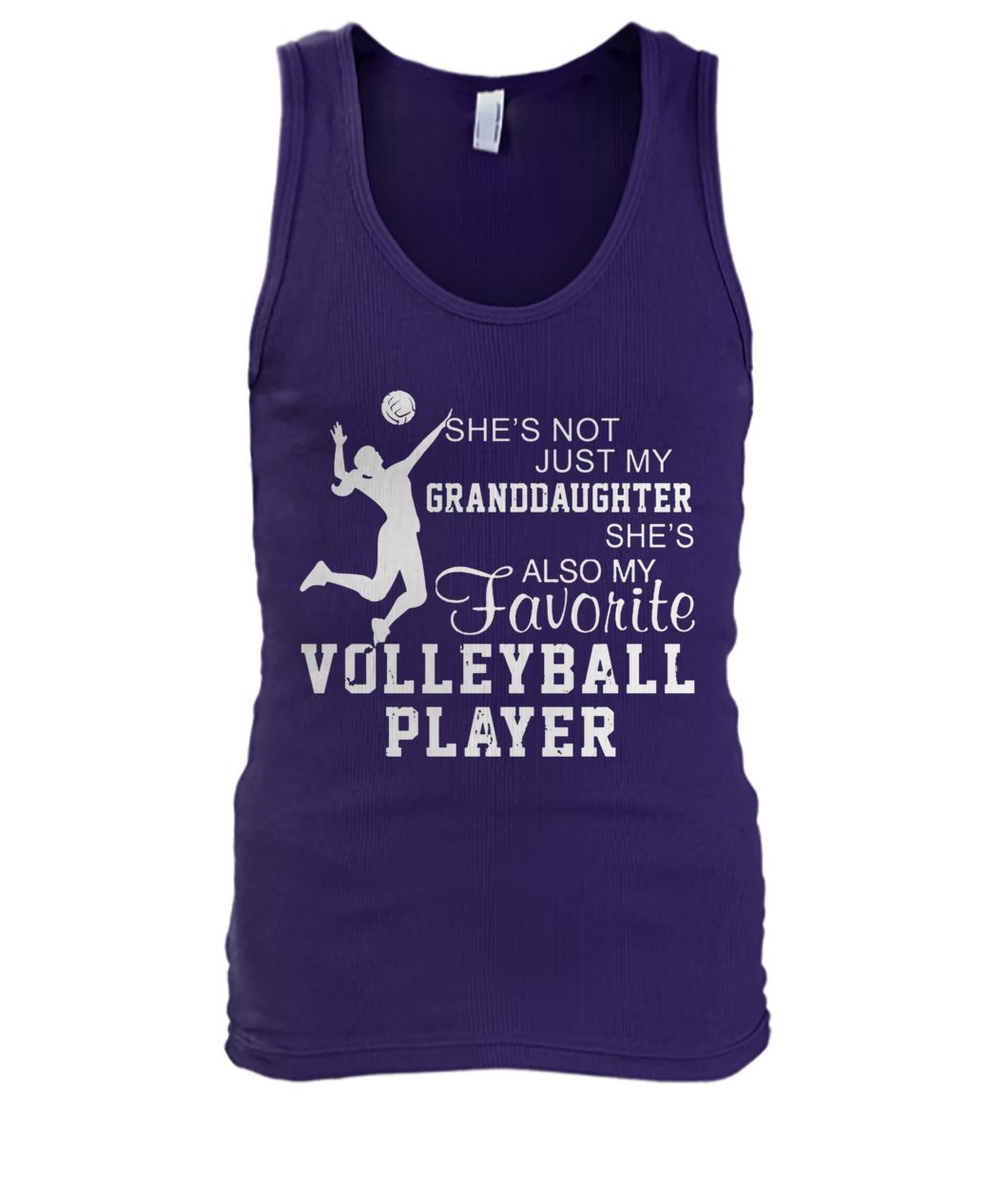 She's not just my granddaughter she's also my favorite volleyball player tank top