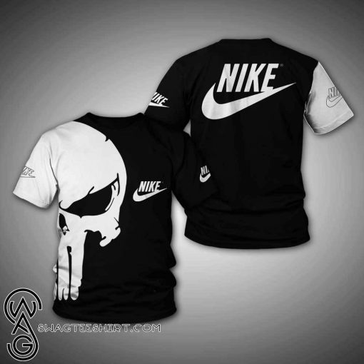 Skull nike 3d t-shirt