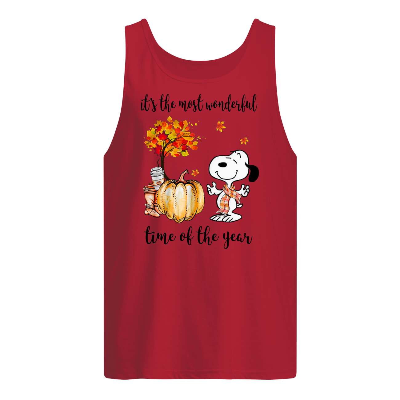 Snoopy it’s the most wonderful time of the year tank top