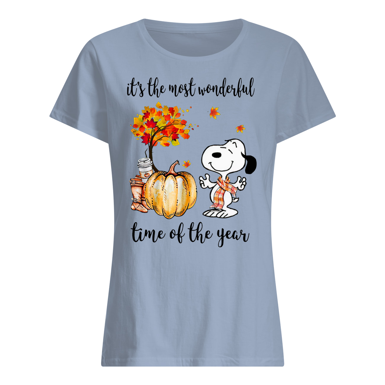 Snoopy it’s the most wonderful time of the year women's shirt