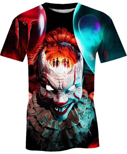Stephen King's IT pennywise 3d t-shirt