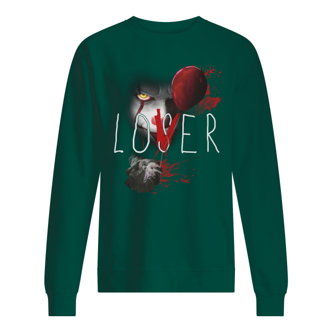 Stephen king it pennywise loser lover sweatshirt